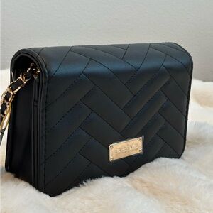 Bebe Black Quilted Bag